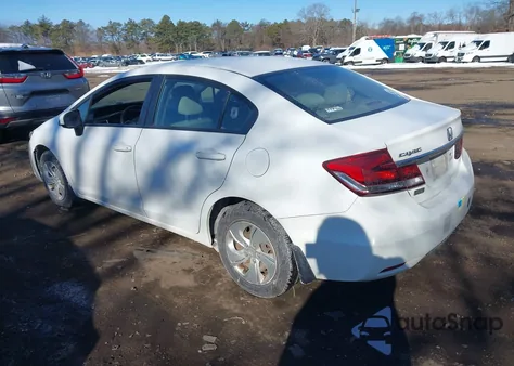 2014 Honda Civic Lx from USA, damaged, VIN 19XFB2F58EE082495